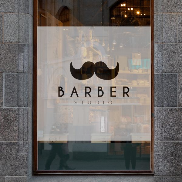 logotyp barber studio